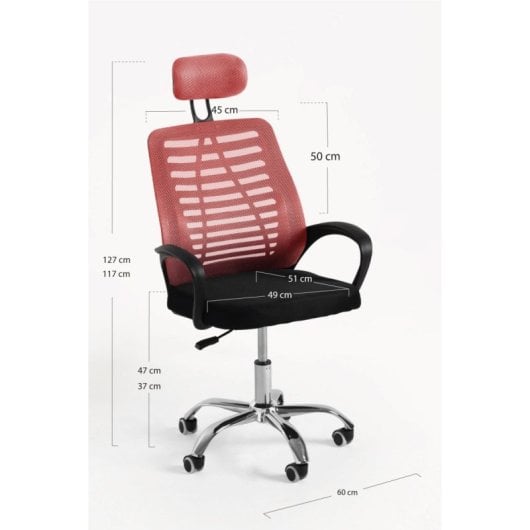 Regalos Miguel - Sillas De Escritorio - Silla Kontor - Rojo