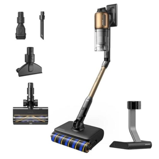 Aspiradora sin Cable Dreame Z30 Pro Aqua-A 855W 90 min Fregado Antienredos Negro Oro