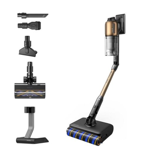 Aspiradora sin Cable Dreame Z30 Pro Aqua-A 855W 90 min Fregado Antienredos Negro Oro