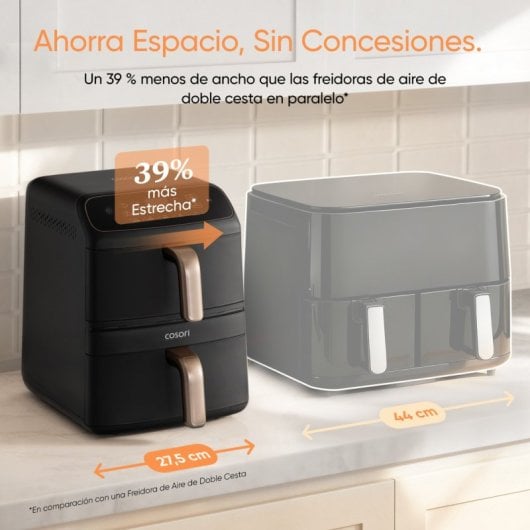 Fritadeira de Ar Cosori Turbo Tower Compact 8.6L 2630W com Temporizador