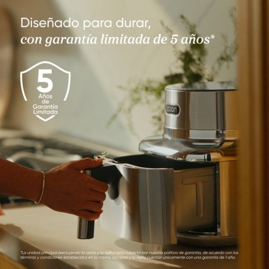 Freidora de Aire Cosori Iconic Single Chef Edition 6,2L 1725W Inoxidable con Temporizador