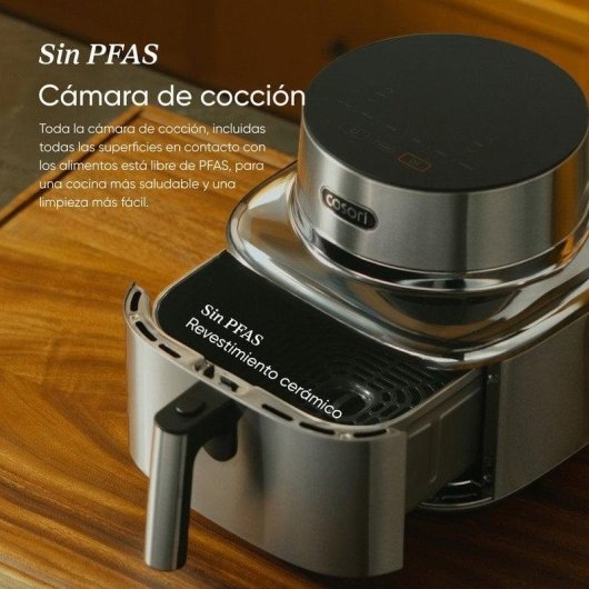 Airfryer Cosori Iconic Single Chef Edition 6,2L 1725W RVS Timer