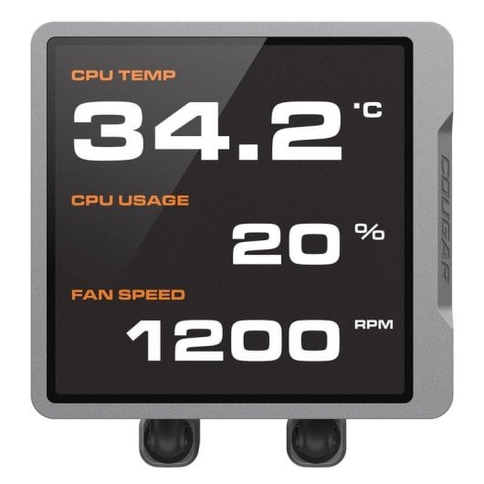 Refrigeración Líquida Cougar CGR-PSDVPRGB-B-240 240mm 2 Ventilateurs RGB Multicolore