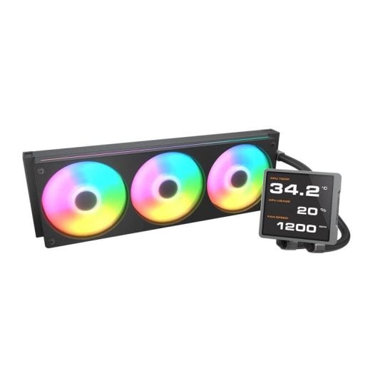 Refrigeración Líquida Cougar Poseidon RGB 360mm 3 Ventilateurs LED Multicolore