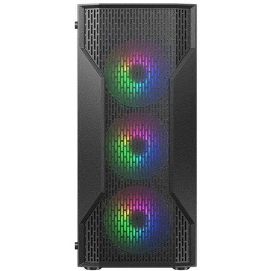Caja PC Cougar MX110 RGB Negro Mid Tower Vidrio Templado 4 Ventiladores