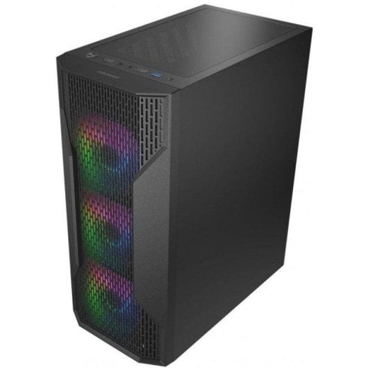 Caja PC Cougar MX110 RGB Negro Mid Tower Vidrio Templado 4 Ventiladores