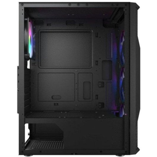 Caja PC Cougar MX110 RGB Negro Mid Tower Vidrio Templado 4 Ventiladores