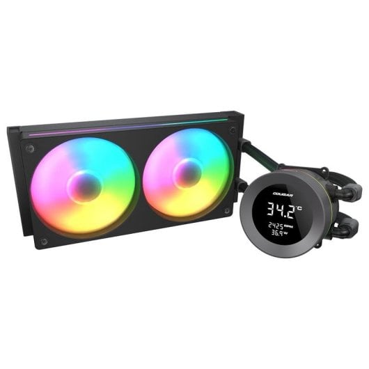 Refrigeración Líquida Cougar CGR-PSDVARGB-B-240 240mm 2 Ventilateurs RGB