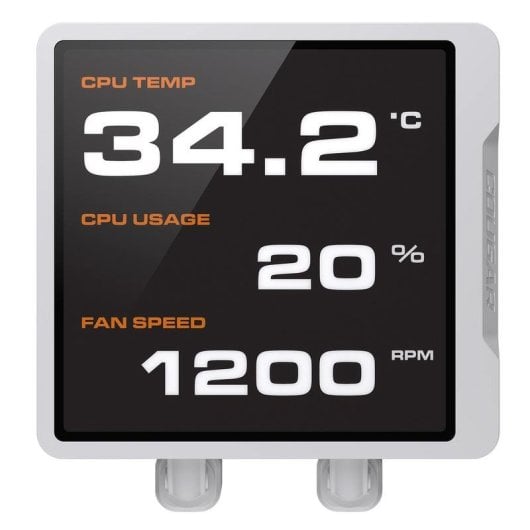 Refrigeración Líquida Cougar CGR-PSDVPRGB-W-240 240mm 2 Ventilateurs RGB Blanc