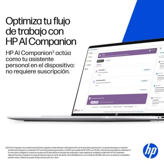 Portátil HP OmniBook 5 16" Snapdragon X1-26-100 16GB 512GB SSD Adreno Windows 11