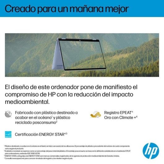 Portátil HP OmniBook 5 Flip 14-fp0048ns de 14" Intel Core 5 120U 16GB 1TB SSD OLED Táctil Windows 11