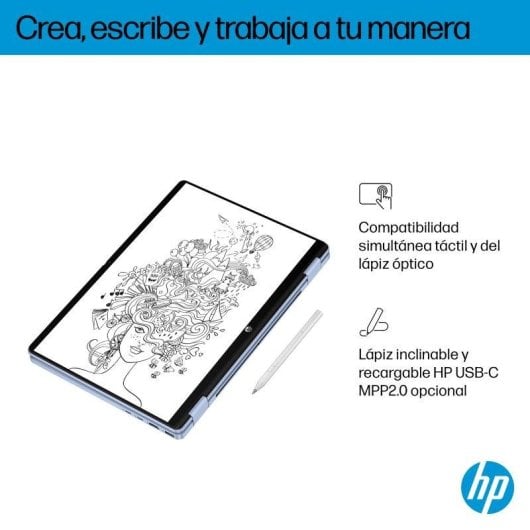 Portátil HP OmniBook 5 Flip 14-fp0048ns de 14" Intel Core 5 120U 16GB 1TB SSD OLED Táctil Windows 11