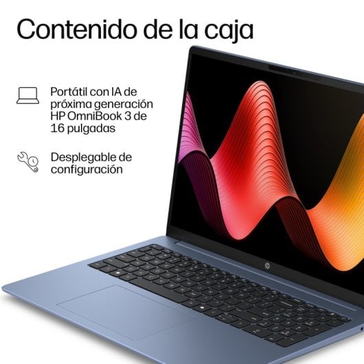 Portátil HP OmniBook 3 16-by0027ns 16" AMD Ryzen 7 7735U 24GB 1TB SSD Radeon 680M FreeDOS