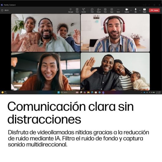 Portátil HP OmniBook 3 16-bu0034ns 16" Intel Core 7 150U 16GB 1TB SSD Intel Graphics FreeDOS