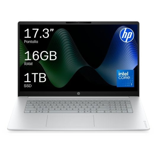 Portátil HP OmniBook 3 17-dk0003ns 17,3" Intel Core 7 150U 16GB 512GB SSD Intel Graphics Windows 11 Home