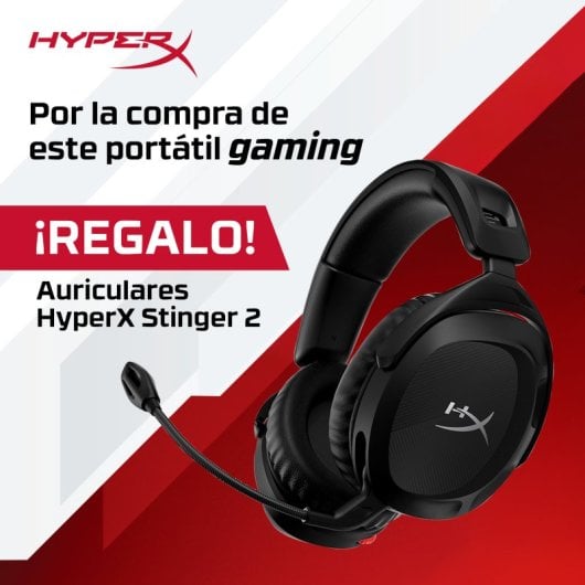 Portátil HP HyperX OMEN 15-gb0005ns 15.3" AMD Ryzen 7 260 24GB 1TB SSD RTX 5060 FreeDOS + REGALO