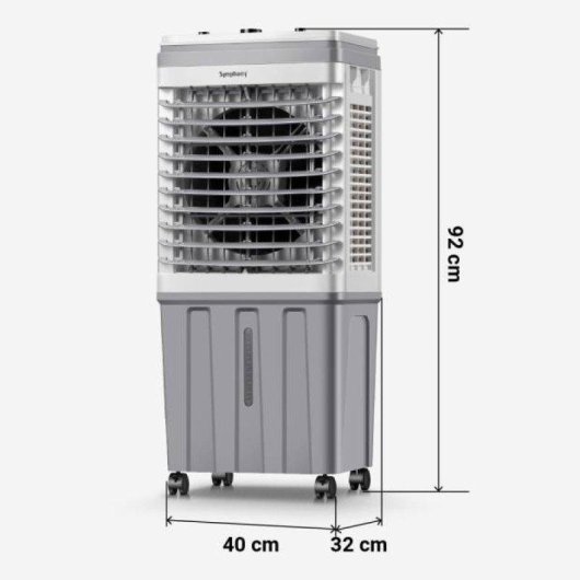Climatizador evaporativo Universal Blue SYMPHONY Ventus35T 35L 80W 3 velocidades