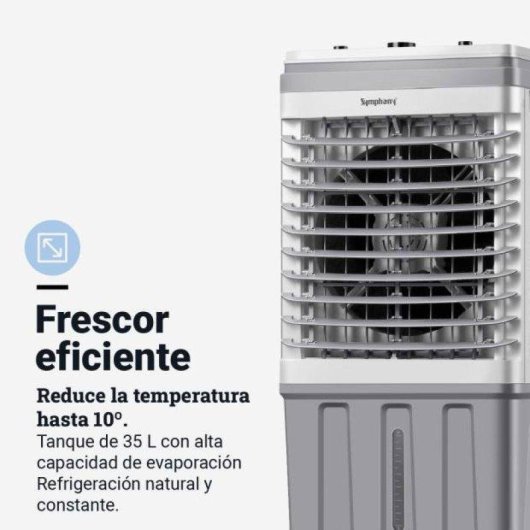 Climatizador evaporativo Universal Blue SYMPHONY Ventus35T 35L 80W 3 velocidades