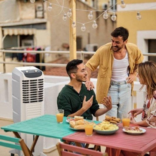 Climatizador Universal Blue IZAMAL 8040W 40L Evaporativo Bajo Consumo Portátil