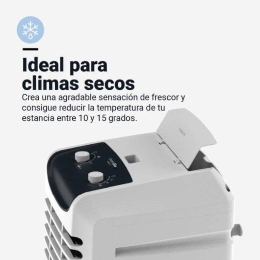 Climatizador Universal Blue IZAMAL 8040W 40L Evaporativo Bajo Consumo Portátil