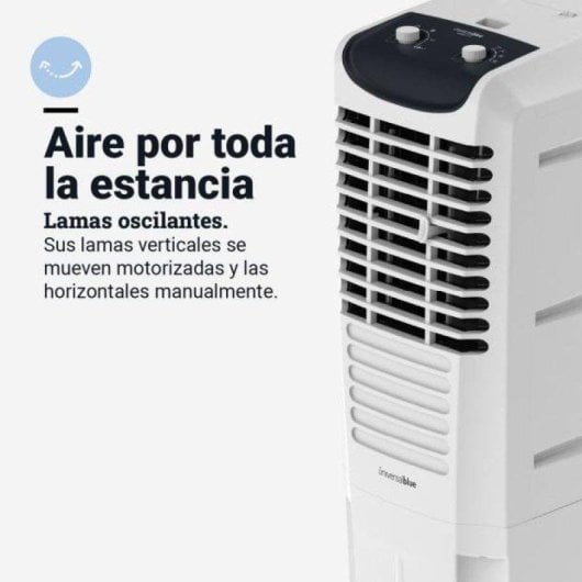 Climatizador Universal Blue IZAMAL 8040W 40L Evaporativo Bajo Consumo Portátil
