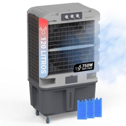 Climatizador Universal Blue Tulum 90120 120L 750W 12000 m³/h 3 Velocidades