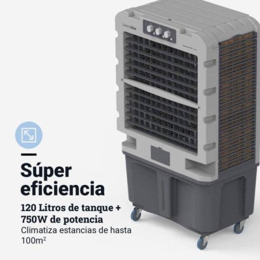 Climatizador Universal Blue Tulum 90120 120L 750W 12000 m³/h 3 Velocidades