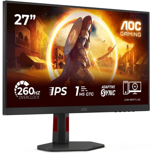 Monitor AOC 27G4ZR 27" FullHD 260Hz Fast IPS HDR10 Tiempo de respuesta 0,3 ms
