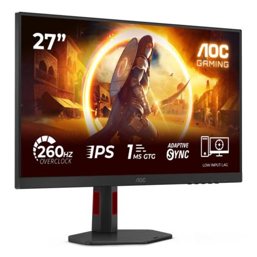 Monitor AOC 27G4ZR 27" FullHD 260Hz Fast IPS HDR10 Tiempo de respuesta 0,3 ms