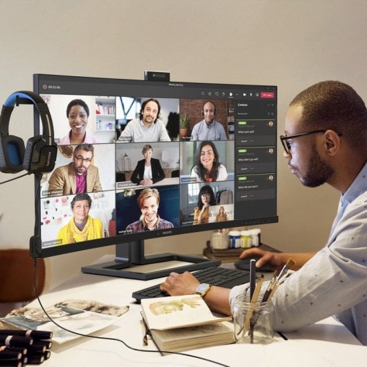 Monitor Philips 40B1U6903CH 40'' UltraWide 5K Curvo 50Hz IPS Thunderbolt 4 4ms Webcam