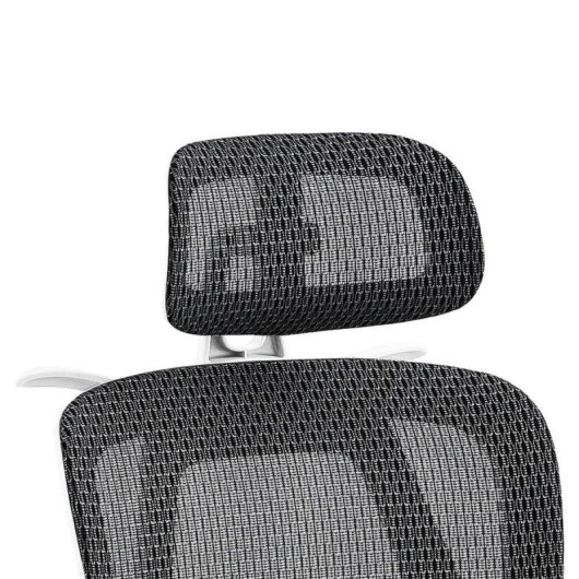 Silla de oficina Adec Ergo respaldo reclinable soporte lumbar 3D blanca