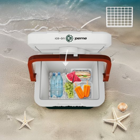 Frigorífico portátil Peme Essential 27 de 23 litros na cor verde.