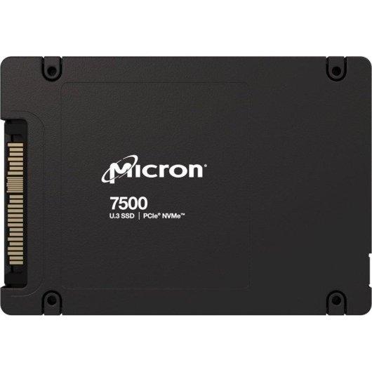 Disque Dur Micron 7500 PRO 960GB SSD U.3 NVMe Gen4 6800MB/s Chiffrement