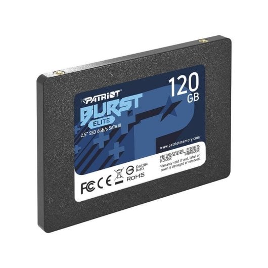 Disco Duro Patriot Burst Elite 120GB SSD 2,5" 450MB/s SATA III Alta Fiabilidad