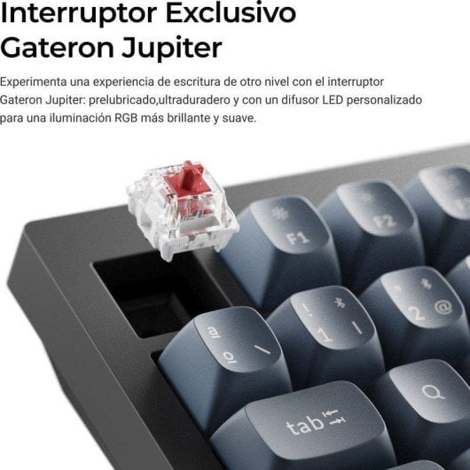 Teclado Keychron V6 Max mecánico inalámbrico personalizable con RGB y doble receptor