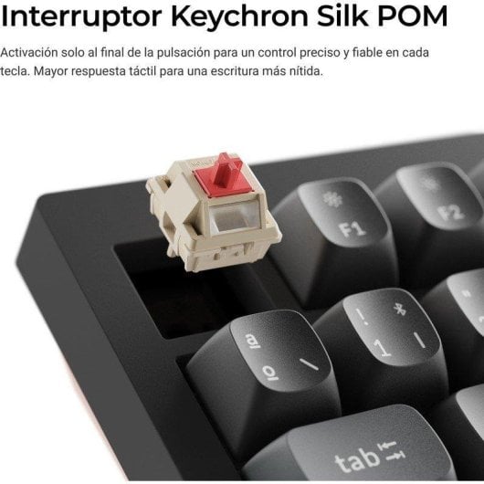 Teclado Keychron V6 Ultra 8K mecánico inalámbrico personalizable RGB 100%