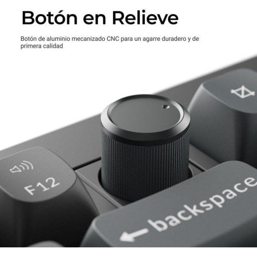 Teclado Keychron V6 Ultra 8K mecánico inalámbrico personalizable RGB 100%