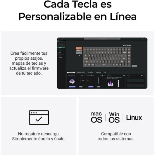 Teclado Keychron K2 HE Hall Effect Magnético inalámbrico 75% con switches magnéticos y RGB