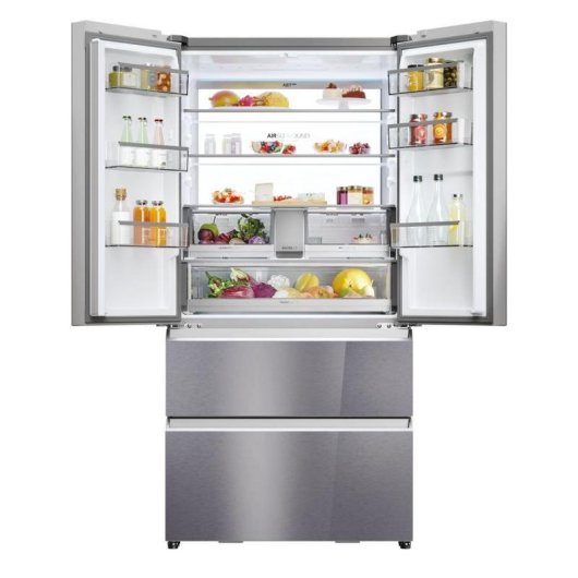 Frigorífico Quatro Portas Haier HFR79F19EFGK Total No Frost 190cm 703L E Inox Fabricador Gelo