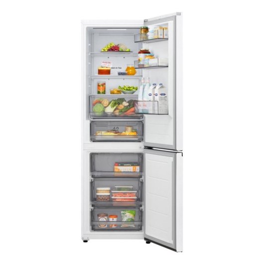 Frigorífico Combi LG GBBSJ11DSW Total No Frost 186 cm 333 L D Blanco WiFi IA