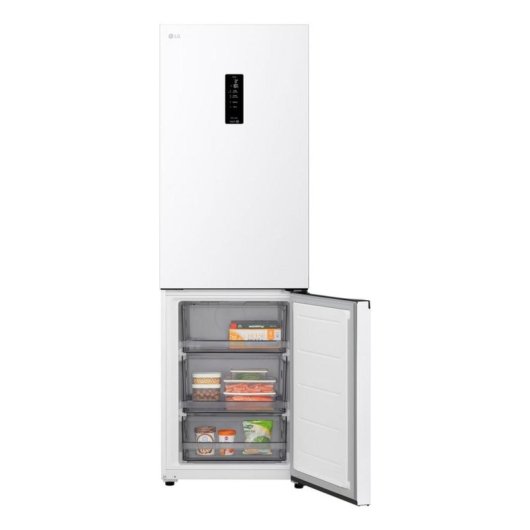 Frigorífico Combi LG GBBSJ11DSW Total No Frost 186 cm 333 L D Blanco WiFi IA
