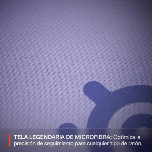 Tapis de souris Steelseries QcK M Lavender microfibre base antidérapante lavable