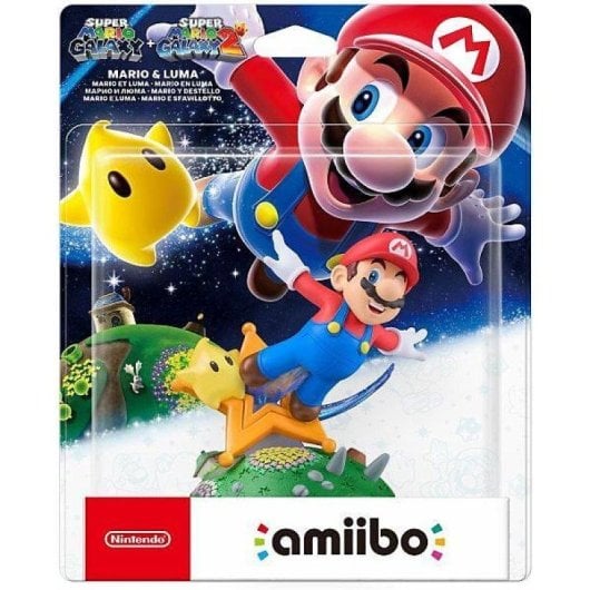 Figura Amiibo Nintendo Mario y Luma Edición Super Mario Galaxy