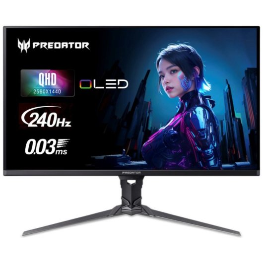 Monitor Acer Predator X27UW3bmiiprx 27" QHD 240Hz OLED 0,03ms FreeSync Premium Pro HDR400