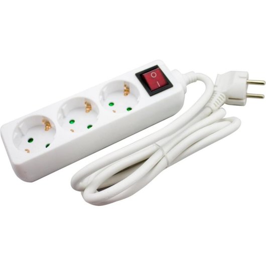 Multiprise Metronic 495004 3 Prises avec Interrupteur et Protection Enfant