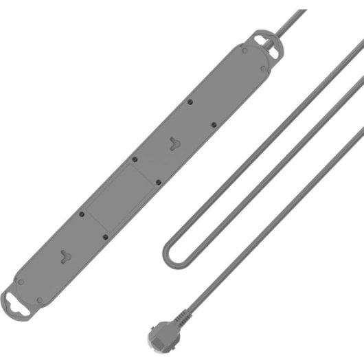 Steckdosenleiste Force Power Lite F152435 6 Steckplätze mit Überspannungsschutz LED Kindersicherung