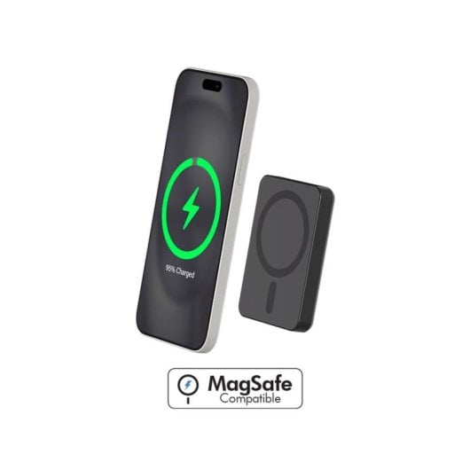 Powerbank BigBen Connected F152514 magnético 5000mAh 15W MagSafe Qi USB-C Preto