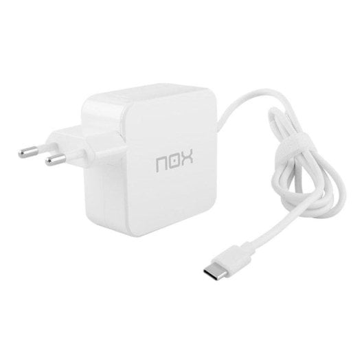 Carregador Universal NOX NXLITEPLUG45 45W USB Type-C Branco 5V/3A 20V/2.25A