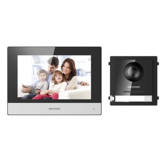 Vidéophone Hikvision DS-KIS602 2MP PoE IP65 Écran 7 pouces Wi-Fi