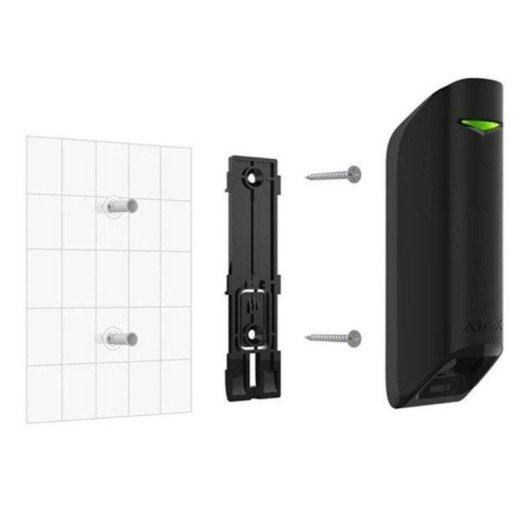 Sensor de Movimento Ajax AJ-CURTAINPROTECT-B Suporte Preto Interior Instalação Versátil